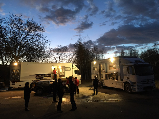 Lors du 1er repérage, avant tournage