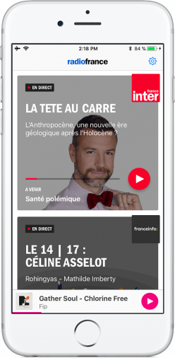 La nouvelle application RadioFrance