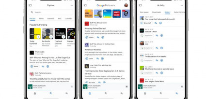 Google Podcasts dévoile son nouveau design et se lance sur iOS