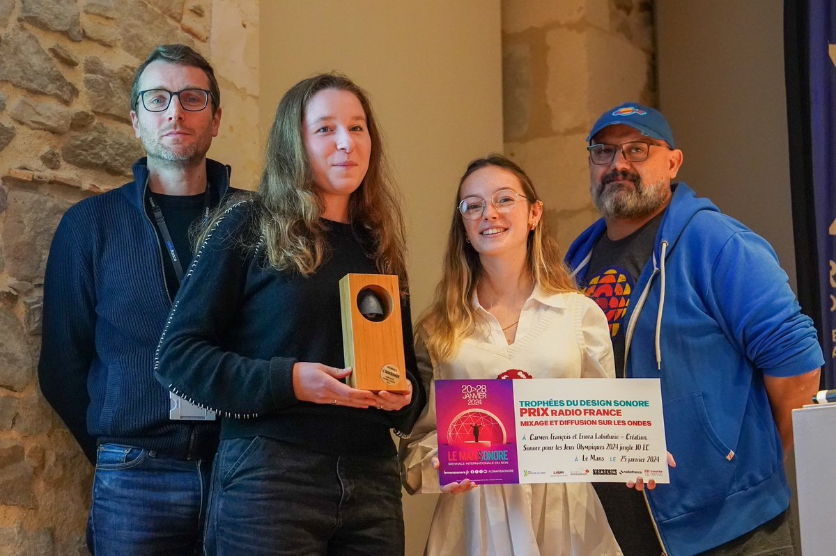 Carmen François et Enora Labidurie, lauréates du Prix Radio France du design sonore 2024